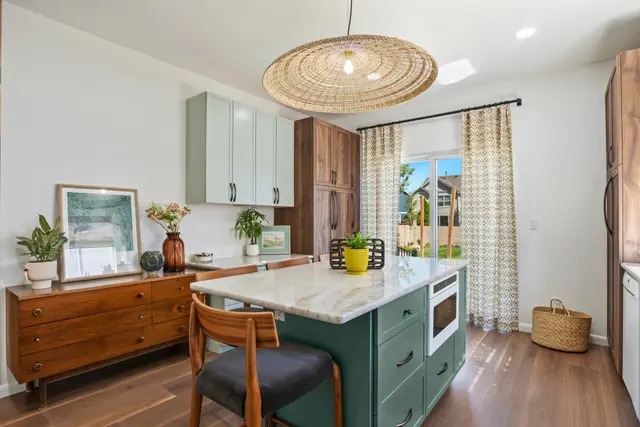 Calming Earthy Sage Green Kitchen — photo 2 of 12