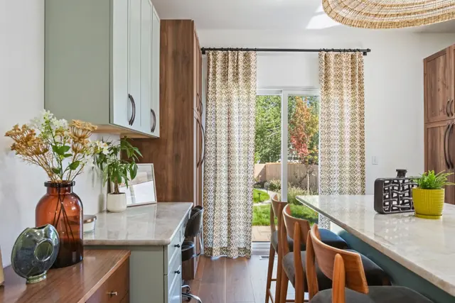Calming Earthy Sage Green Kitchen — photo 3 of 12