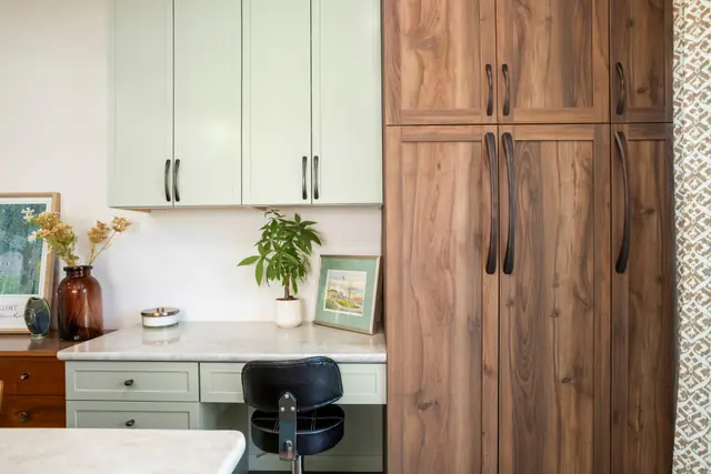Calming Earthy Sage Green Kitchen — photo 10 of 12
