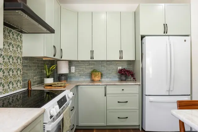 Calming Earthy Sage Green Kitchen — photo 12 of 12